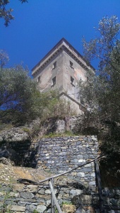 Lookout watchtower near Portofino